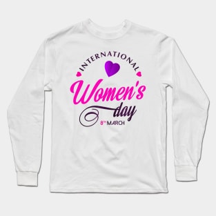 womans day Long Sleeve T-Shirt